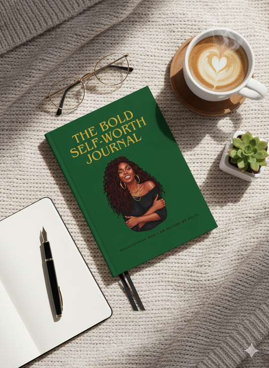 The Bold Self-Worth Journal Paperback Perfect Bound (Glossy Cover)